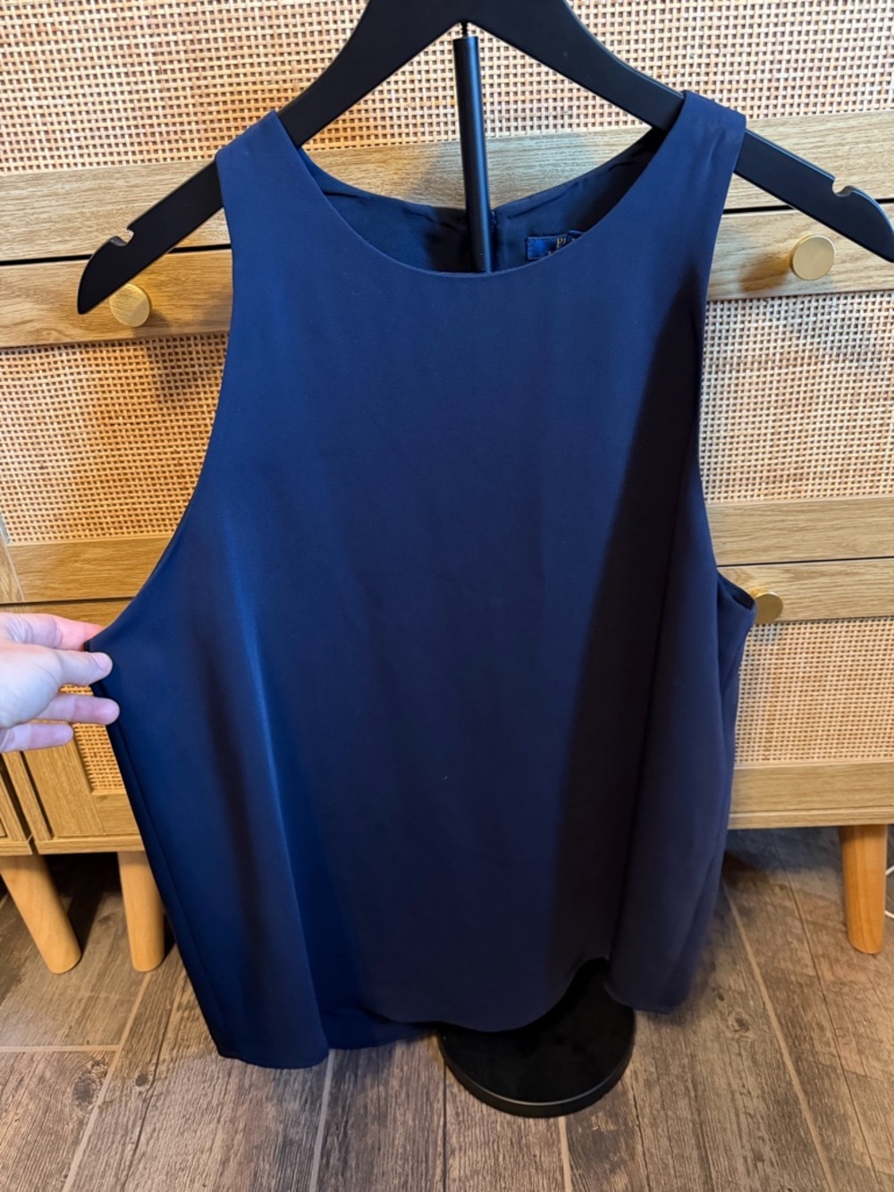 Polo by Ralph Lauren Sleeveless Navy Round-Neck Shell